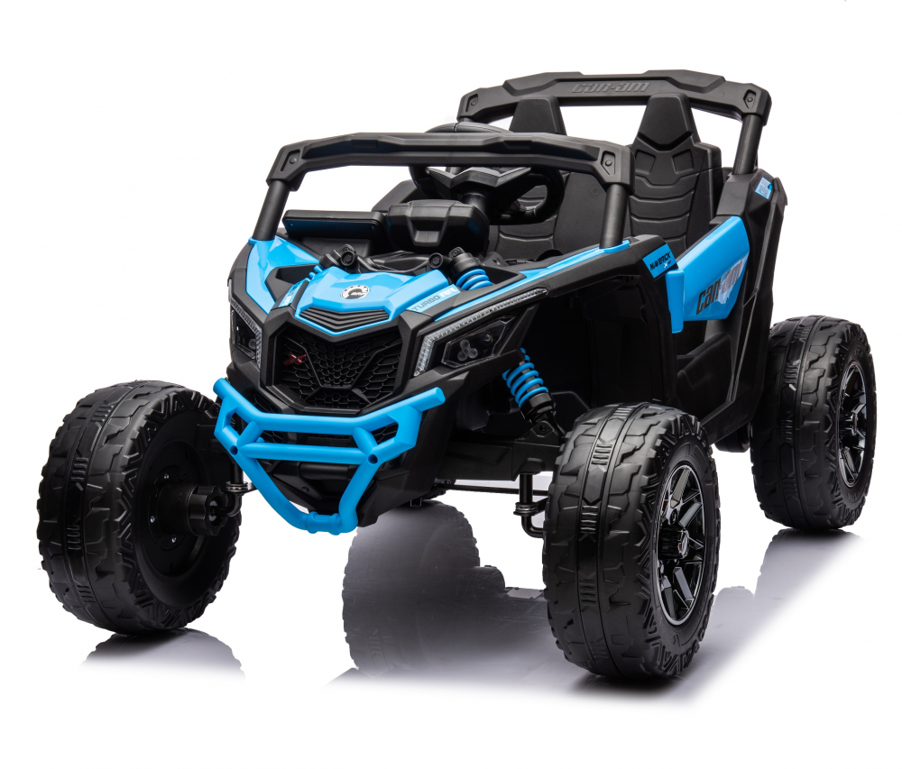 Masinuta electrica 12V cu telecomanda 2.4G Can Am Marverick UTV Blue - 5