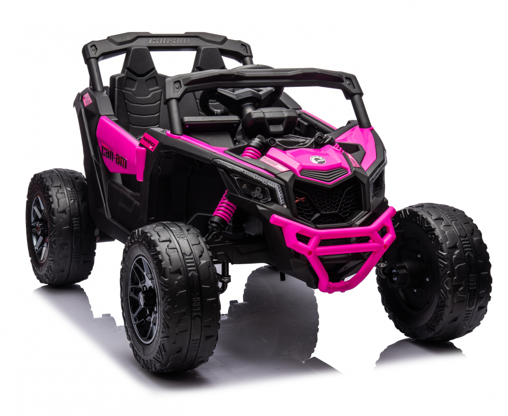 Masinuta electrica 12V cu telecomanda 2.4G Can Am Marverick UTV Fucsia - 5