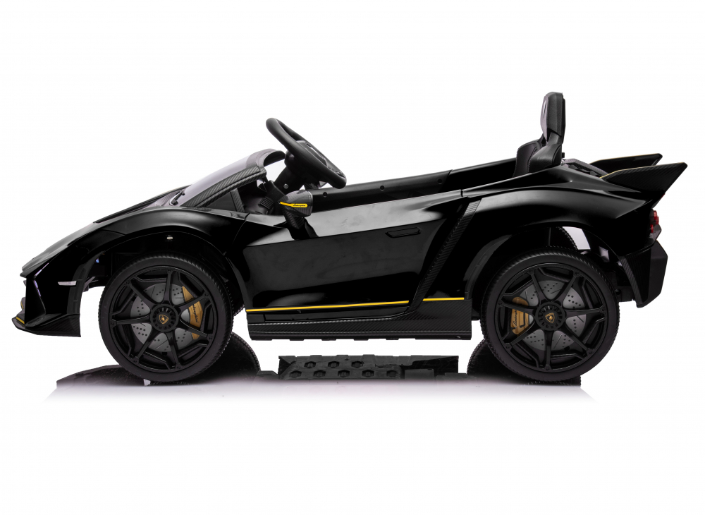 Masinuta electrica cu echipare Premium si licenta Lamborghini Black - 3