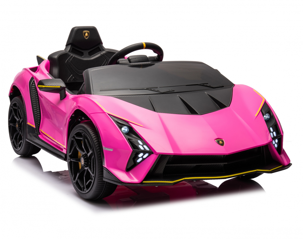 Masinuta electrica 70W cu echipare Premium si licenta Lamborghini Pink