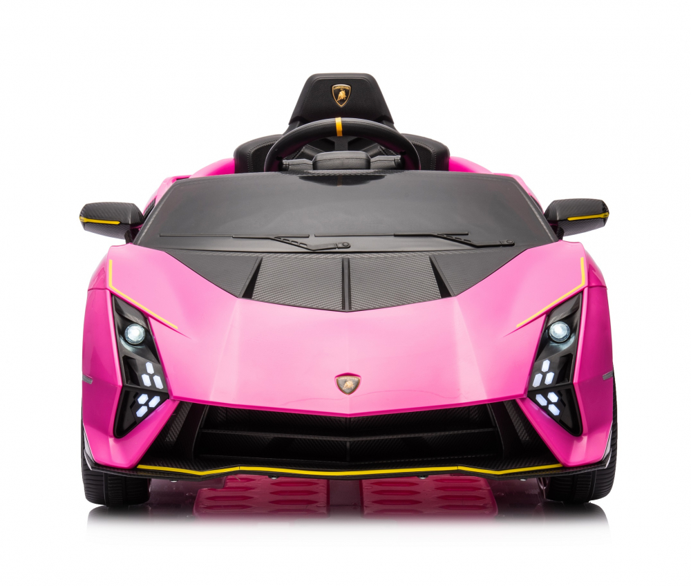 Masinuta electrica cu echipare Premium si licenta Lamborghini Pink - 6