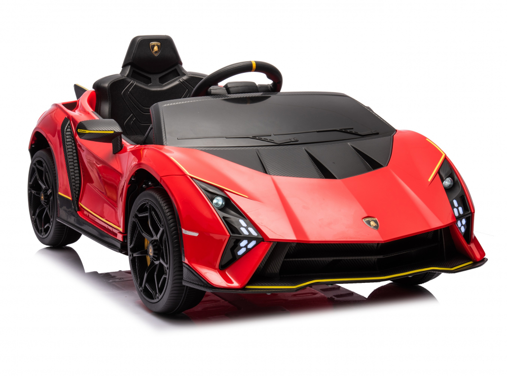 Masinuta electrica cu echipare Premium si licenta Lamborghini Red - 1