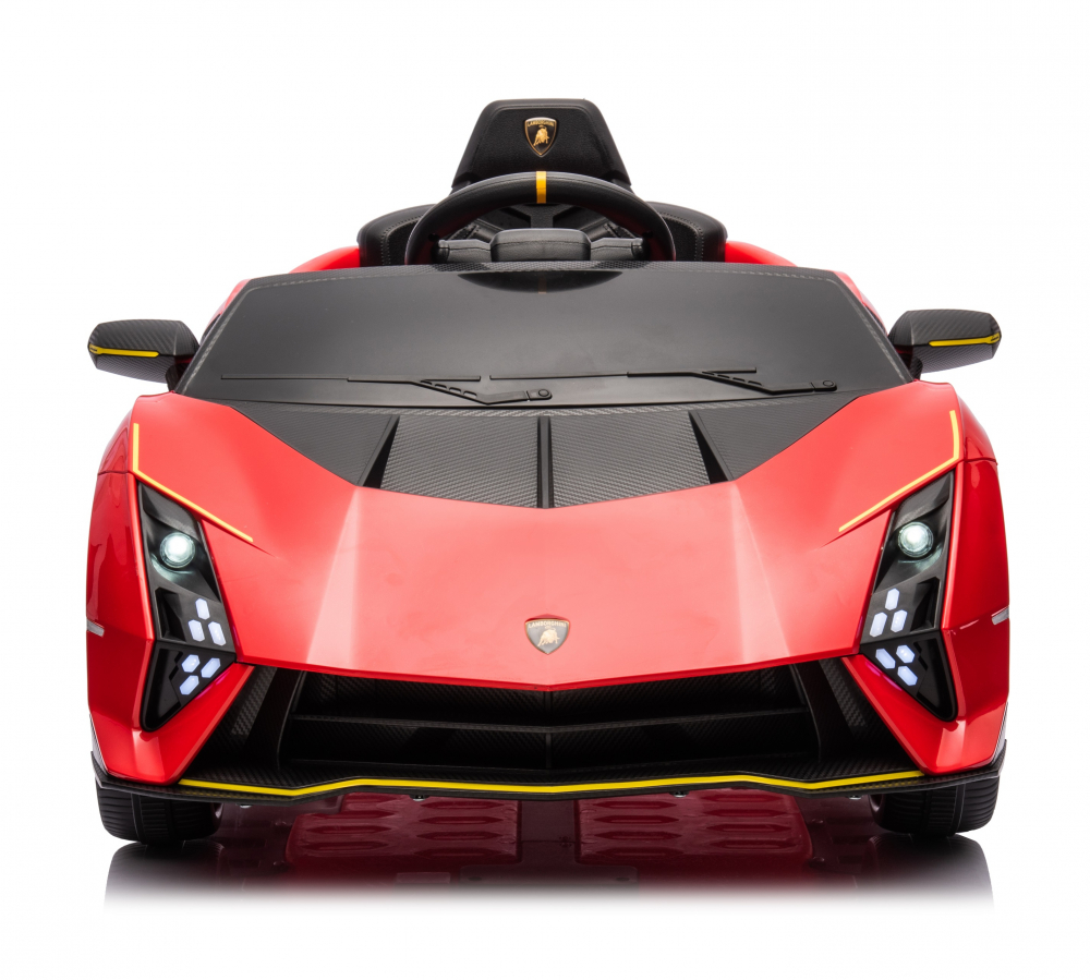 Masinuta electrica cu echipare Premium si licenta Lamborghini Red - 7