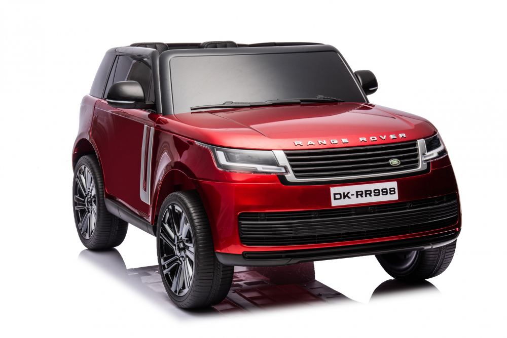 Masinuta electrica cu echipare Premium si licenta Range Rover Paint Wine Red - 5