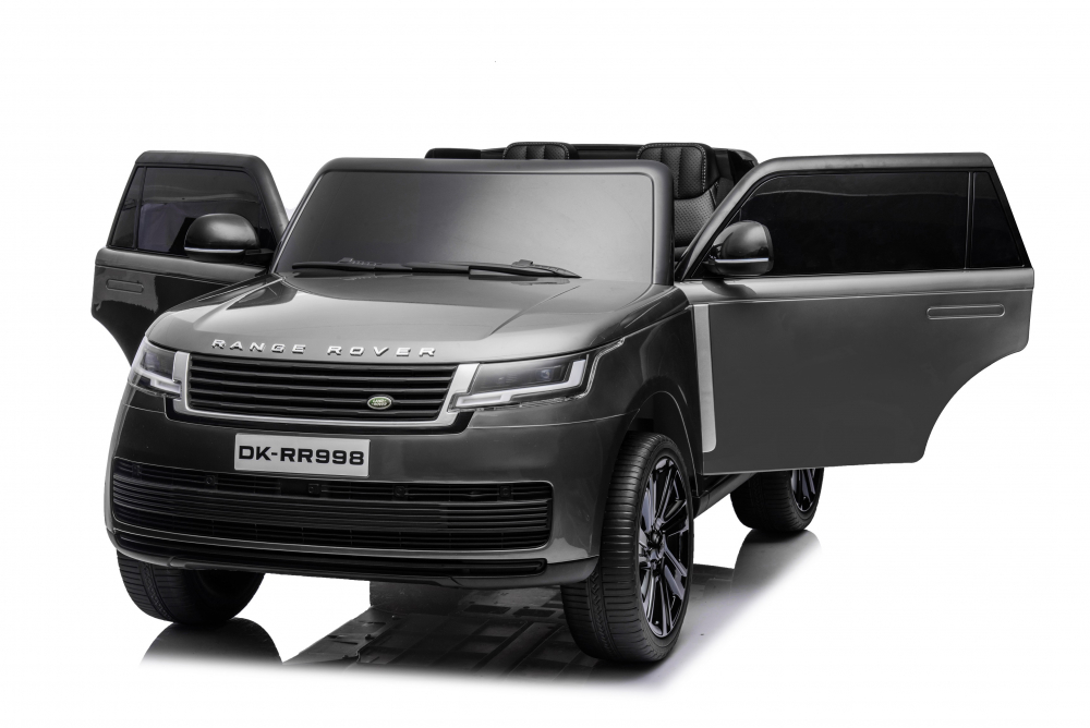 Masinuta electrica cu echipare Premium si licenta Range Rover Painted Dark Grey 90W - 7