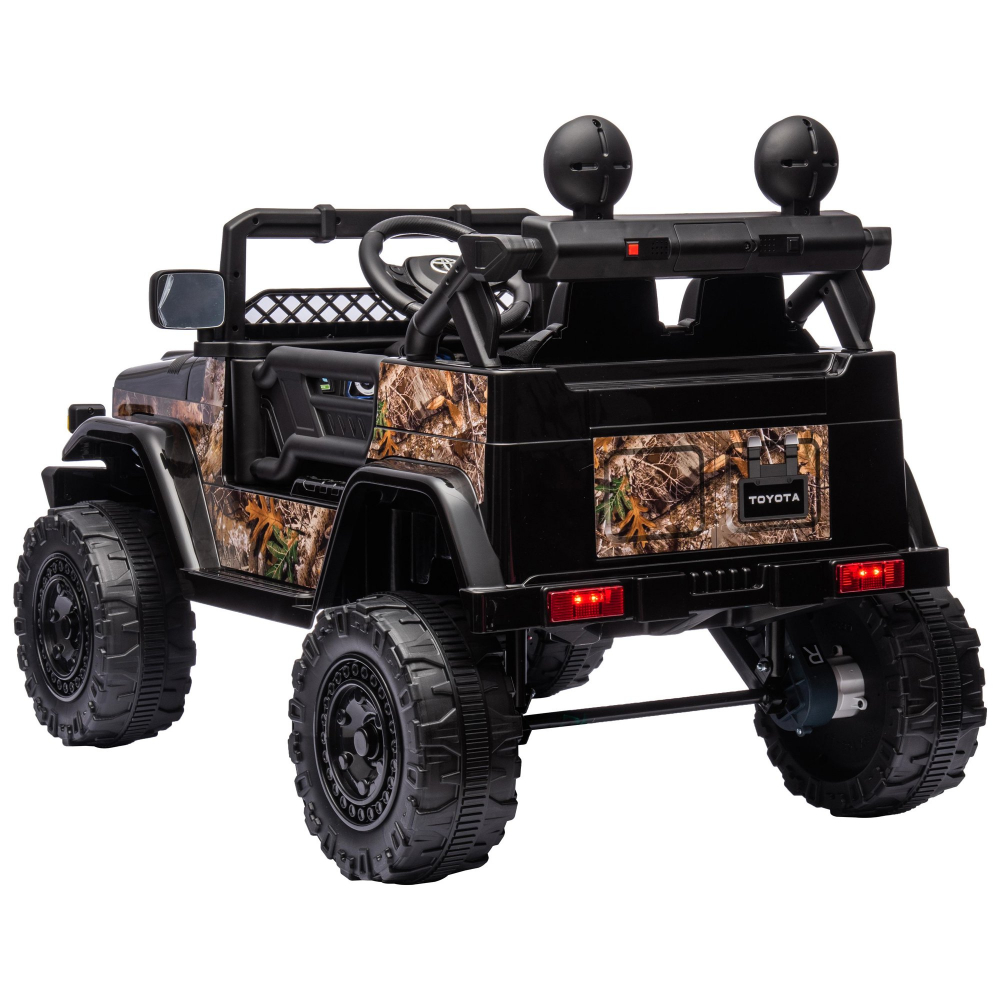 Masinuta electrica cu telecomanda Toyota FJ Cruiser Black Forest Camo 70W - 7