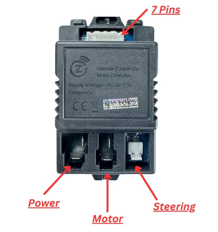 Modul telecomanda JR-RX- 6V 2,4GHz masinute electrice - 2