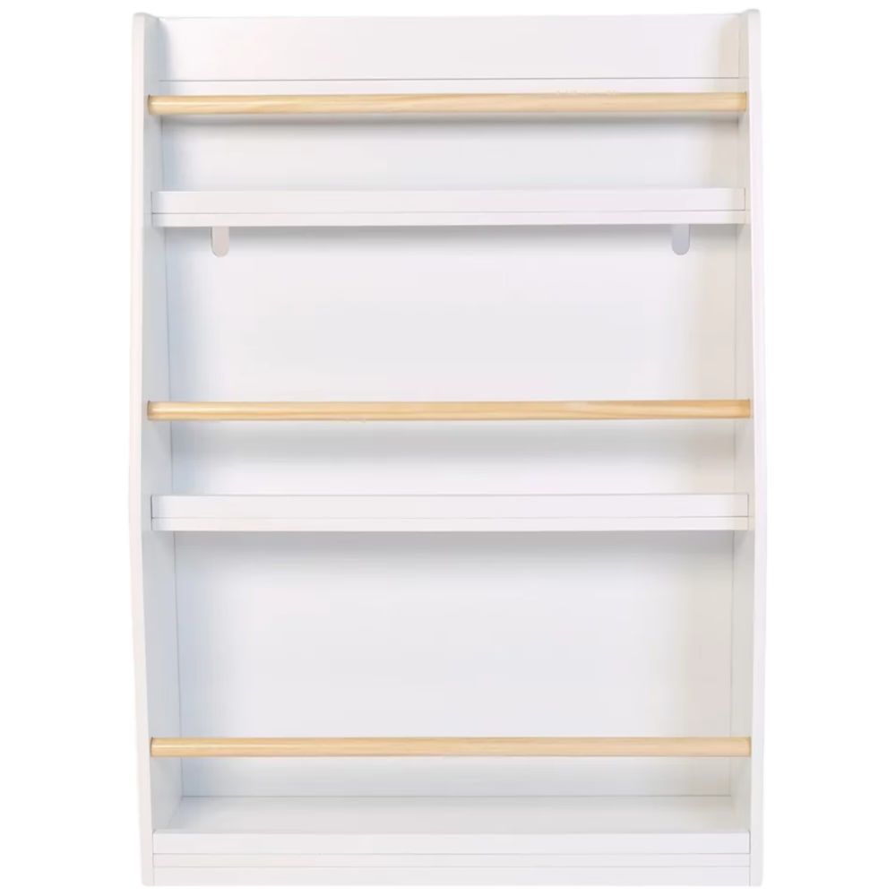 Organizator din lemn Ginger Home pentru jucarii si carti Cozy White - 6