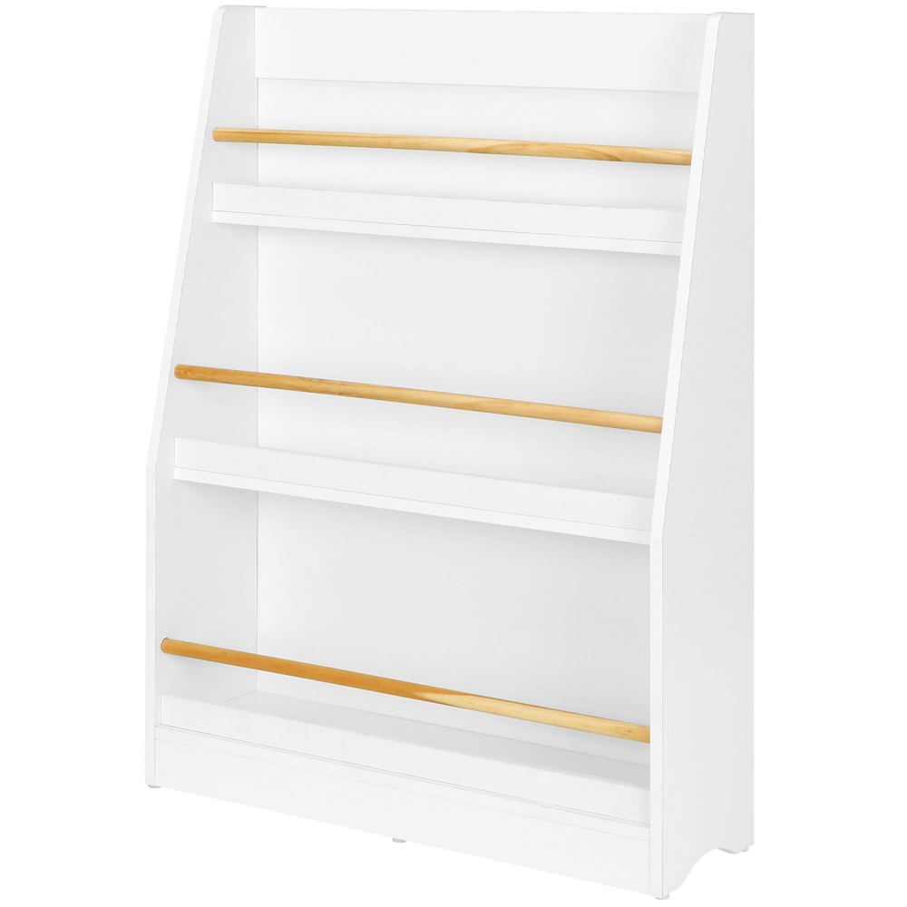 Organizator din lemn Ginger Home pentru jucarii si carti Cozy White - 8