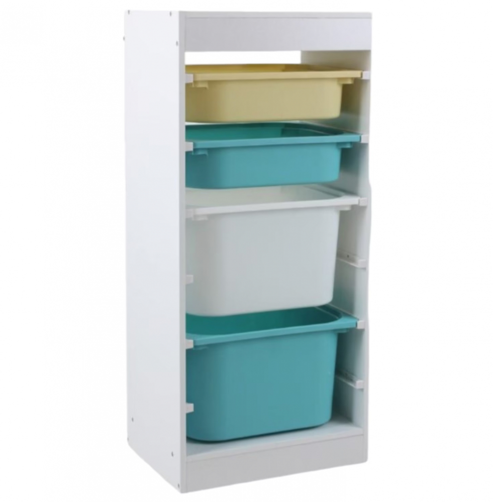 Organizator pentru jucarii si accesaorii cu 4 cutii Ginger Home Toy Shelf - 3