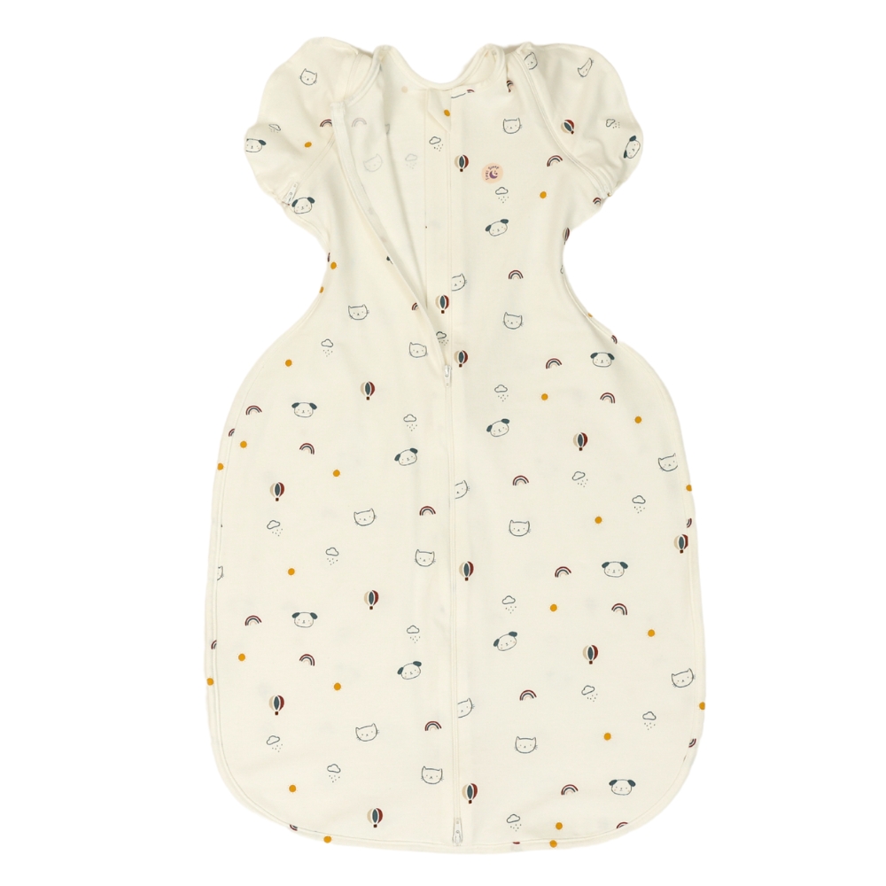 Sac de dormit Swaddle First Sleep Kitty Dreamland faza 2 pentru bebelusi 3-6 luni tog 0.5