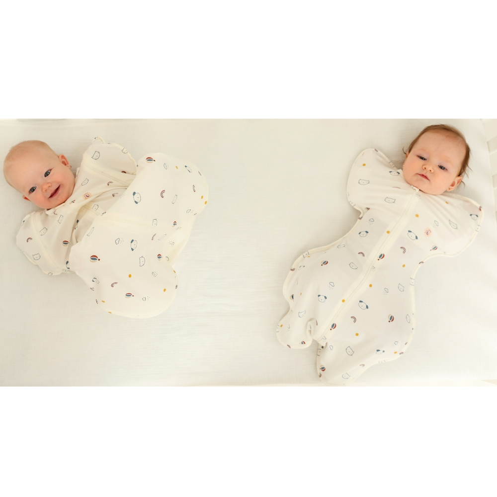 Sac de dormit Swaddle First Sleep Kitty Dreamland faza 2 pentru bebelusi 3-6 luni tog 0.5 - 4