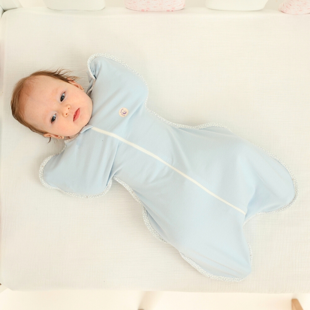 Sac de dormit nou-nascut Swaddle First Sleep 0.5 tog Blue Skies 60 cm - 1