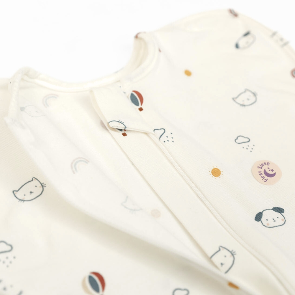 Sac de dormit nou-nascut Swaddle First Sleep 0.5 tog Kitty Dreamland 60 cm - 3 | YEO