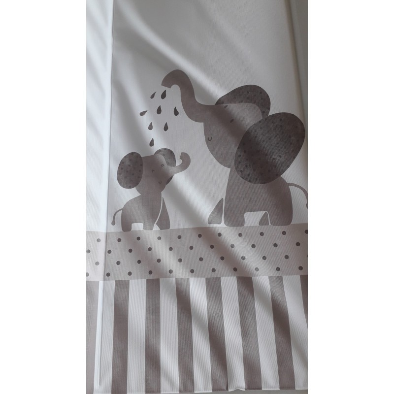 Saltea de infasat Rotho-babydesign 70x50 cm Soft Elefant crem