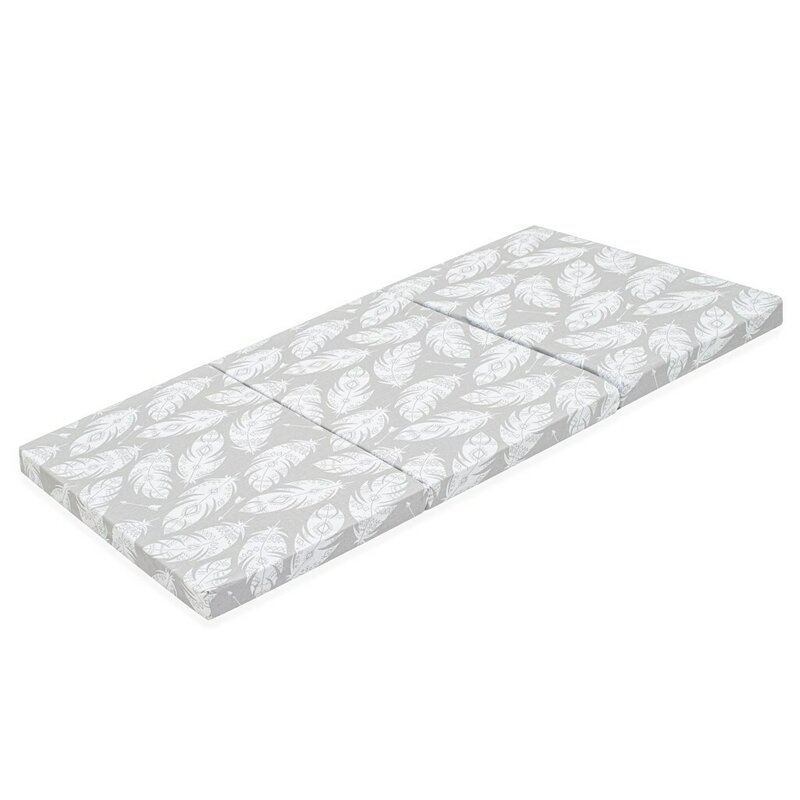 Salteluta pliabila New Baby standard pentru patut din spuma 120x60x5 cm Feather - 1