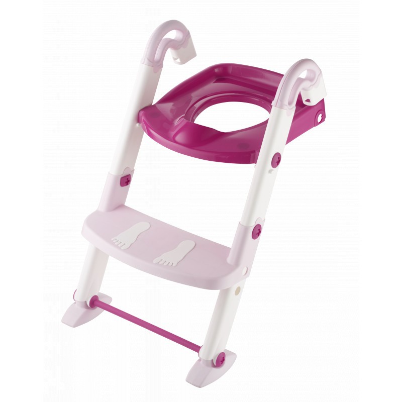 Scara cu reductor wc si olita White Tender rose Kidskit Rotho-babydesign