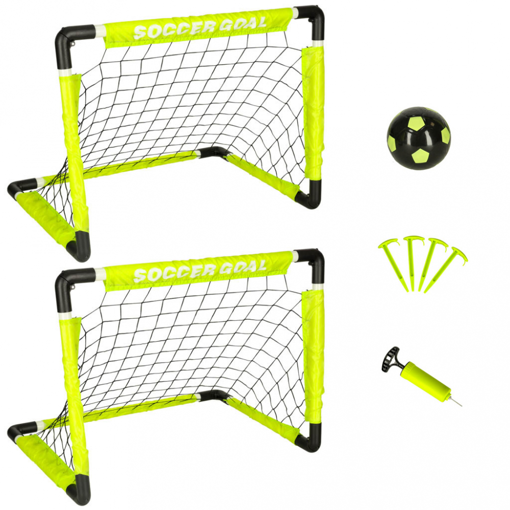 Set porti de Fotbal cu minge si pompa Soccer Goal - 10