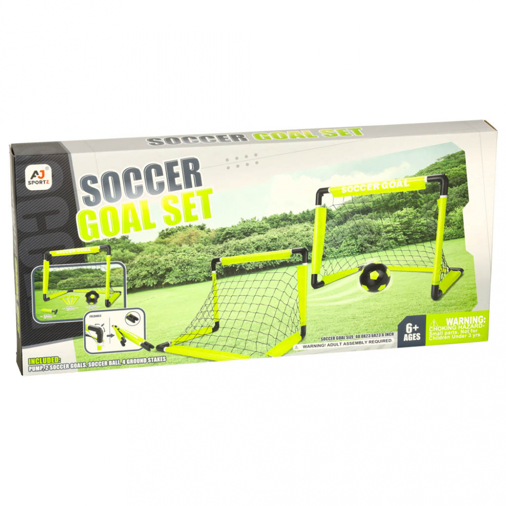 Set porti de Fotbal cu minge si pompa Soccer Goal - 1 | YEO