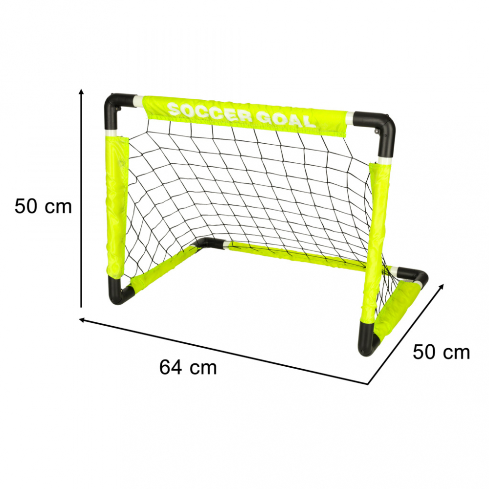 Set porti de Fotbal cu minge si pompa Soccer Goal - 7