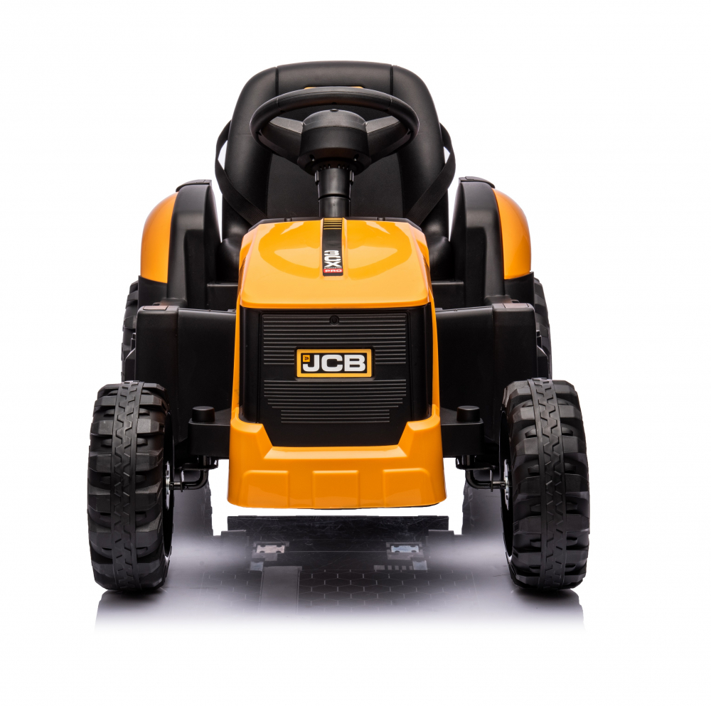 Tractor electric cu telecomanda 2.4G si licenta JCB Yellow - 1