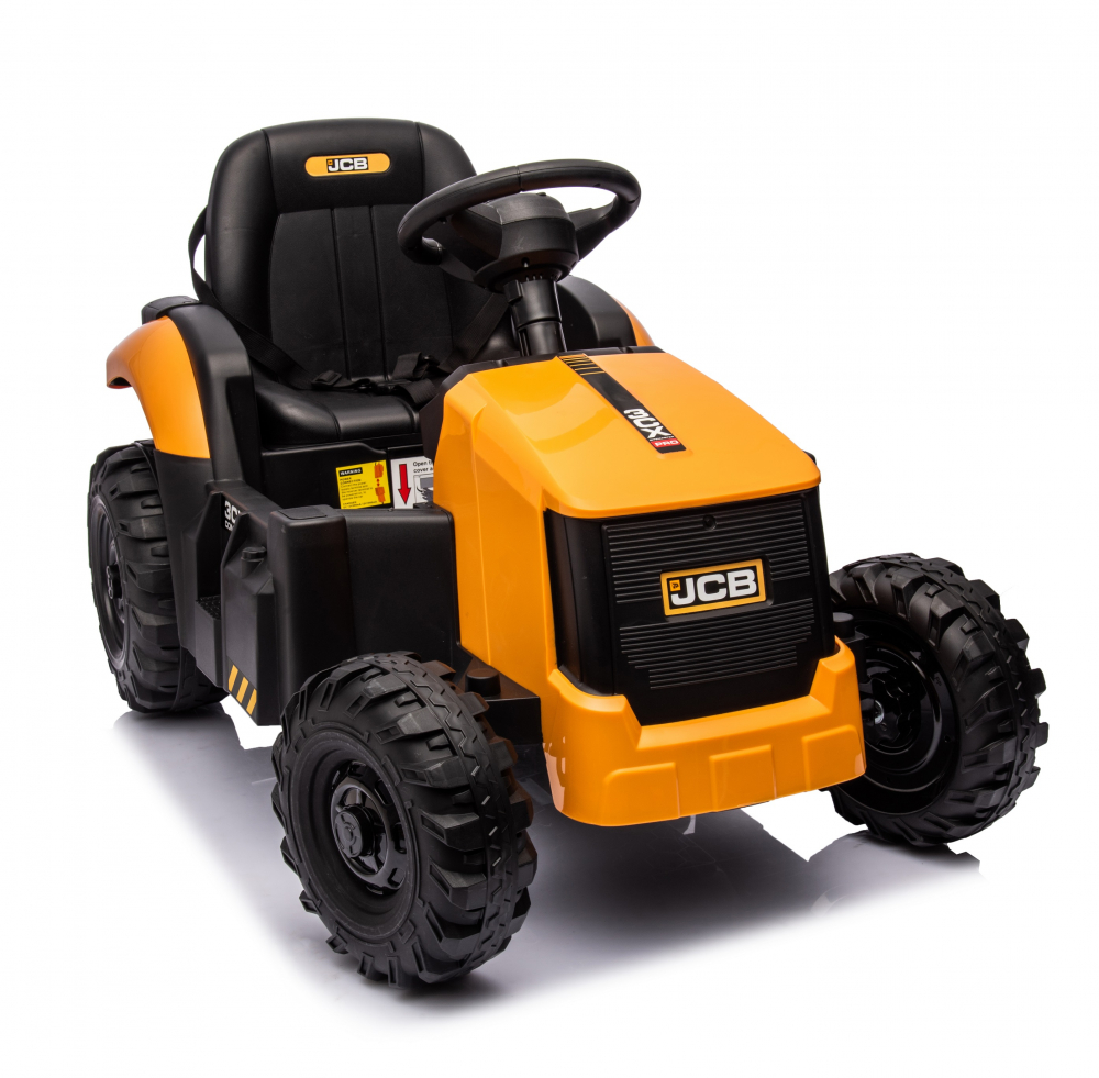 Tractor electric cu telecomanda 2.4G si licenta JCB Yellow - 2