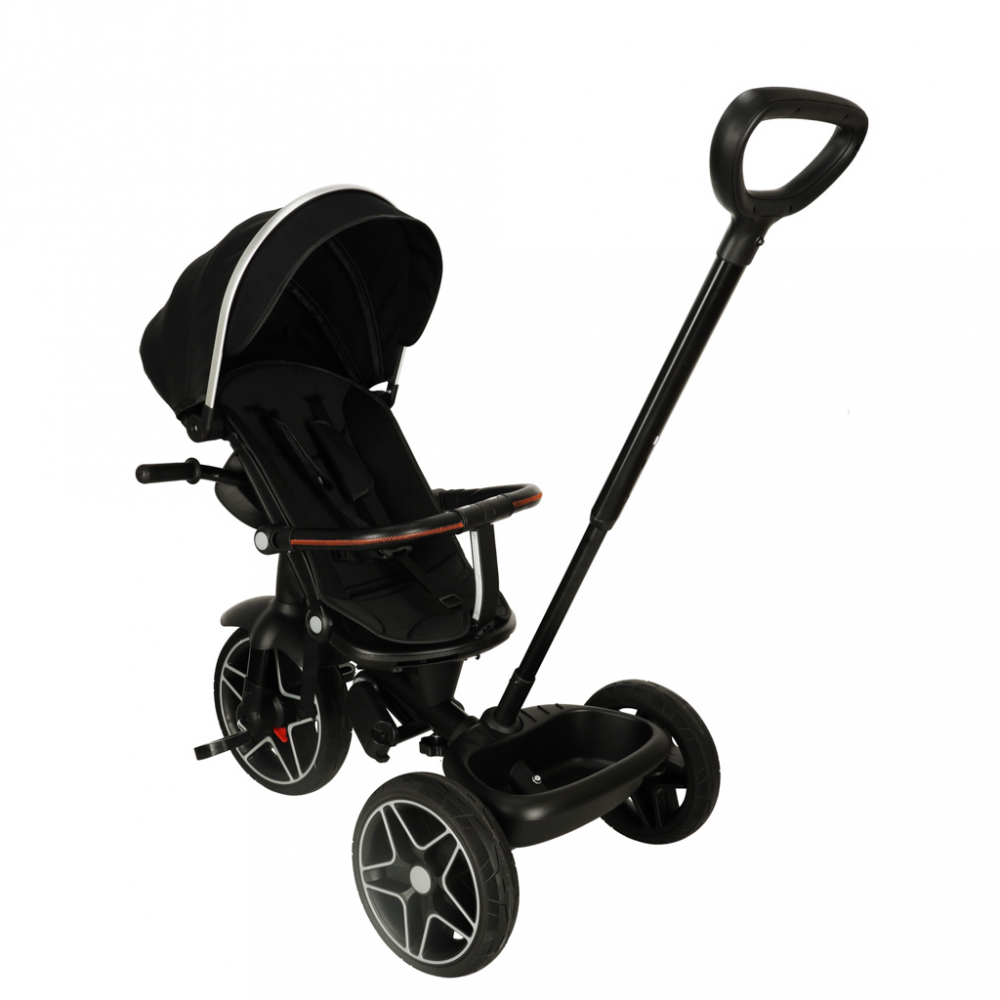 Tricicleta cu copertina sezut reversibil lumini si sunete Trike Fix Elite Black - 1 | YEO