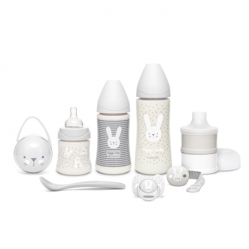 Set hranire nou nascut Hygge Suavinex Welcome baby gri - 3 | YEO