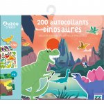 Set 200 de abtibilduri repozitionabile cu dinozauri