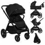 Carucior 3 in 1 Lionelo reversibil Layla negru