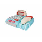 Casa de marcat interactiva cu sertar si scanner Fun Cash Blue