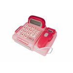 Casa de marcat interactiva cu sertar si scanner Fun Cash Pink