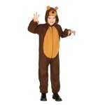 Costum carnaval copii model Brown Teddy Bear 5-6 ani