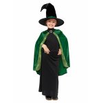 Costum de carnaval pentru copii model profesoara McGonagall 8-10 ani