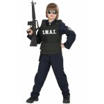 Vesta de carnaval pentru copii model agent SWAT