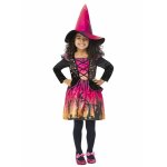 Costum de carnaval pentru copii model Vrajitoare Sunset Witch 4-6 ani