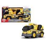 Camion cu excavator Dickie Toys cu sunete si lumini 30 cm