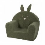 Fotoliu din burete Bubaba Bunny 9 luni-5 ani green