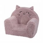 Fotoliu din burete Bubaba Cozy Kitty pink