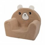 Fotoliu din burete Bubaba Cozy Teddy 9 luni-5 ani brown