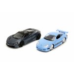 Set 2 masinute metalice Jada Toys Fast and Furious Legacy Porsche 911 GT3 RS si McLaren 720S