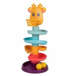 Jucarie interactiva Turn spiralat cu bile Happy Giraffe