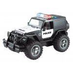 Masinuta de teren cu sunete si lumini 1:16 Jeep Police Black