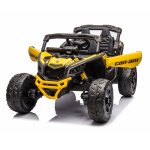 Masinuta electrica 12V cu telecomanda 2.4G Can Am Marverick UTV Yellow