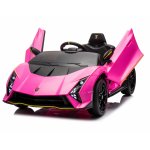 Masinuta electrica cu echipare Premium si licenta Lamborghini Pink