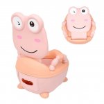 Olita cu adaptor moale si manere Little Mom Cute Pink Frog