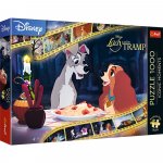 Puzzle Trefl Premium plus Disney Doamna si Vagabondul 1000 piese