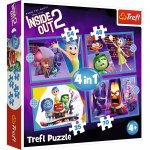 Puzzle Trefl 4 in 1 Disney Inside Out 2 O lume plina de emotii