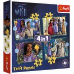 Puzzle Trefl 4 in 1 Wish Visele devin realitate