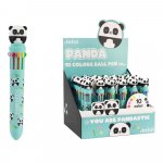 Pix multicolor cu mecanism retractabil design panda